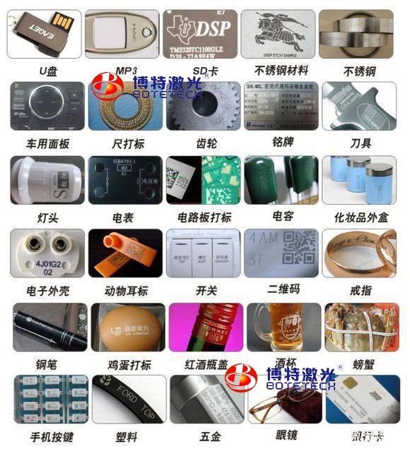 激光打标机样品图集 激光打标机样品图集